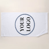 Cadeau voor kinderen Kerstvakantie TOEVOEGEN UW LO Strandlaken (Voorkant)