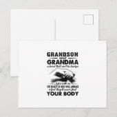 Cadeau voor kleinkind en oma dat onbreekbare band briefkaart (Voorkant / Achterkant)