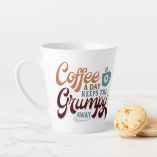 Cadeau voor koffieliefhebber: koffie per dag latte mok