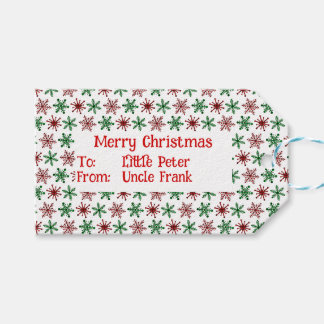 cadeau voor Label met kerstcadeaus Cadeaulabel