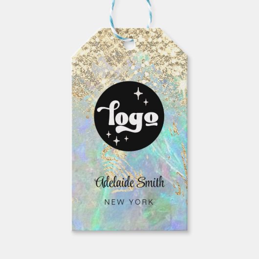 cadeau voor labels voor opaalsteenproducten cadeaulabel (Voorkant)