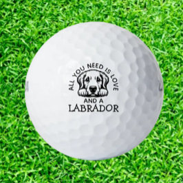 Cadeau voor Labradorliefhebbers Golfballen
