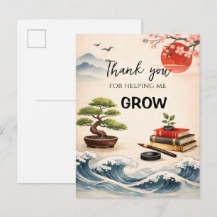 Cadeau voor leerkracht Bedankt   Einde schooljaar Briefkaart