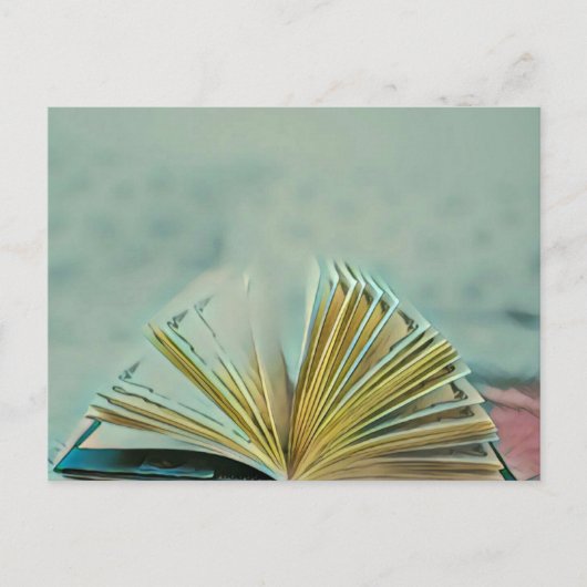 Cadeau voor leesliefhebbers briefkaart (Voorkant)