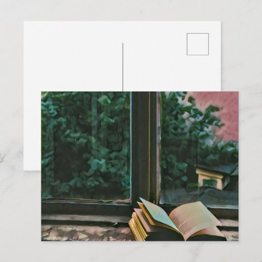 Cadeau voor leesliefhebbers voor bibliothecaris briefkaart (Voorkant / Achterkant)