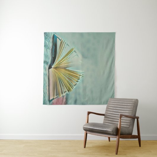 Cadeau voor leesliefhebbers wandkleed (In Situ (horizontaal))