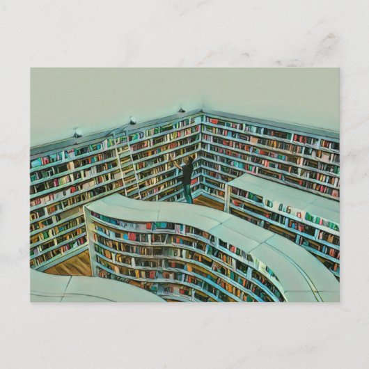 cadeau voor leesminachting briefkaart (Voorkant)