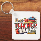 Cadeau voor leraar | Beste leraar ooit Sleutelhanger (Voorkant)