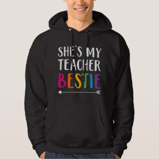 Cadeau voor leraar beste vriendin Zij is mijn best Hoodie