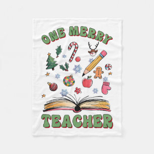 Cadeau voor leraar Een vrolijke leraar Fleece Deken