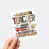 Cadeau voor leraar | Ik ben een leraar Badge (Handheld)