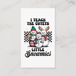 Cadeau voor leraar Ik leer de schattigste kleine Informatiekaartje