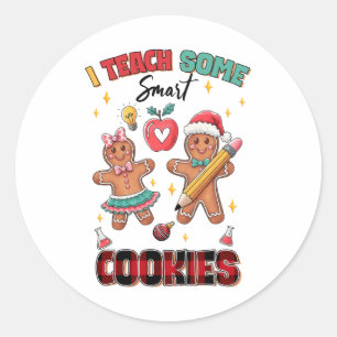 Cadeau voor leraar Ik Onderwijs Sommige Slimme K Ronde Sticker