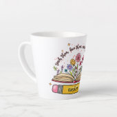 Cadeau voor leraar latte mok (Linkerhoek)