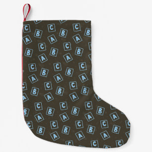 Cadeau voor leraar   Lesgeven is het enige beroep Kleine Kerstsok