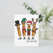 Cadeau voor leraar | Potlood leraar leven Briefkaart (Staand voorkant)