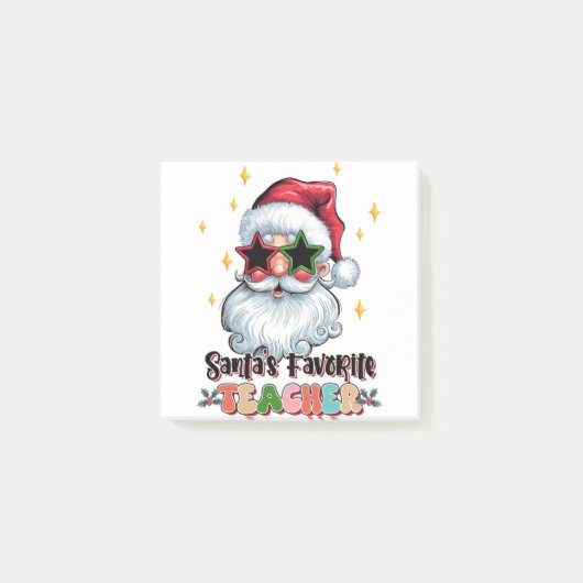 Cadeau voor leraar | Sinterklaas' favoriete leraar Post-it® Notes (Voorkant)