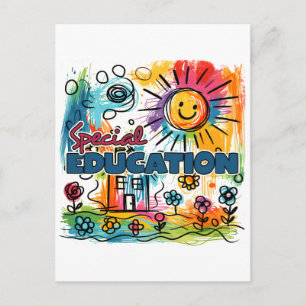 Cadeau voor leraar Speciaal onderwijs Briefkaart