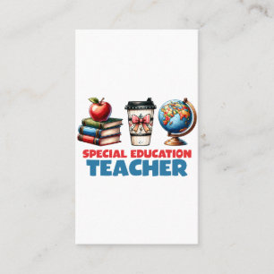 Cadeau voor leraar Speciaal onderwijs leraar Contactkaartje