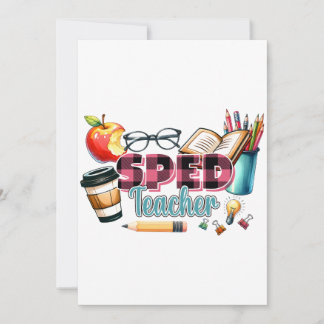 Cadeau voor leraar | Speciaal onderwijs leraar Kaart