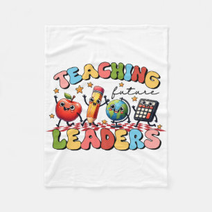 Cadeau voor leraar Toekomstige leiders onderwijz Fleece Deken