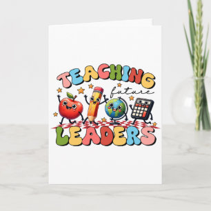 Cadeau voor leraar Toekomstige leiders onderwijz Kaart