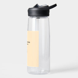Cadeau voor leraar waterfles