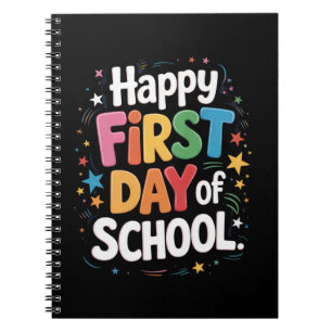Cadeau voor leraren Leuke eerste schooldag  Notitieboek