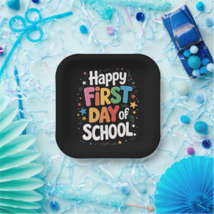 Cadeau voor leraren Leuke eerste schooldag Papieren Bordje