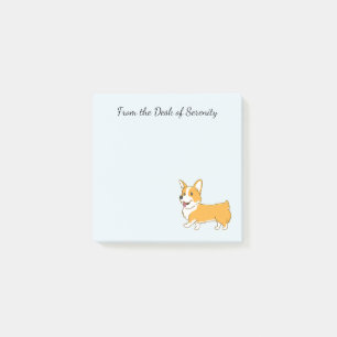 Cadeau voor leuke Corgi-liefhebber, cartoon puppy Post-it® Notes