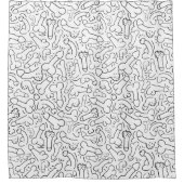 cadeau voor leuke mannen douchegordijn (Voorkant)