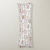 cadeau voor leuke minimalistische vrouw lichaamskussen (Achterkant (Verticaal))