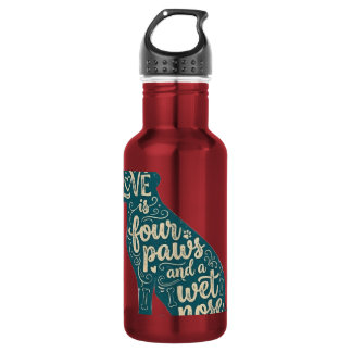Cadeau voor lieve hondenmoeder & honden vader waterfles