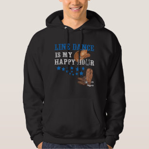 Cadeau voor Line Dancers Line Dance Is Mijn Geluks Hoodie