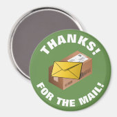 Cadeau voor Mailman | Ronde magneet (Voorkant / Achterkant)