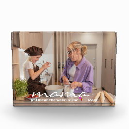 Cadeau voor mam | Aangepaste persoonlijke Moederda Fotoblokken