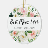 Cadeau voor mam | Beste kerstversiering voor mam Keramisch Ornament (Links)