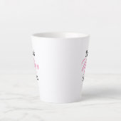 Cadeau voor mam - Beste mam ooit - Gepersonaliseer Latte Mok (Voorkant)