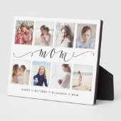 Cadeau voor mam | Familie Foto Keepslag Collage Fotoplaat (Zijkant)