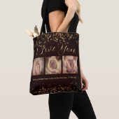 Cadeau voor mam Foto Collage Tote Bag (Dichtbij)