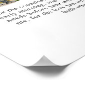 Cadeau voor mama en papa fotocollage gezinsfoto's poster (Hoek)