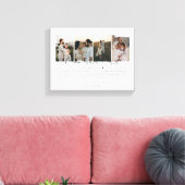 Cadeau voor mama en papa op mijn trouwdag voor oud canvas afdruk (Insitu (Woonkamer))