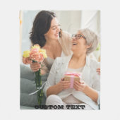 CADEAU VOOR MAMA FLEECE DEKEN (Voorkant)