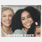 CADEAU VOOR MAMA FLEECE DEKEN (Voorkant (Horizontaal))