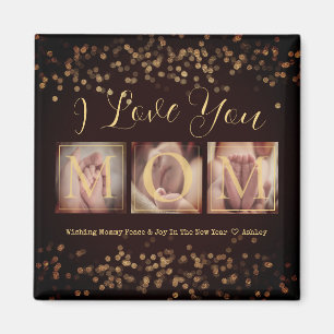 Cadeau voor mama Happy Nieuwjaar Magneet