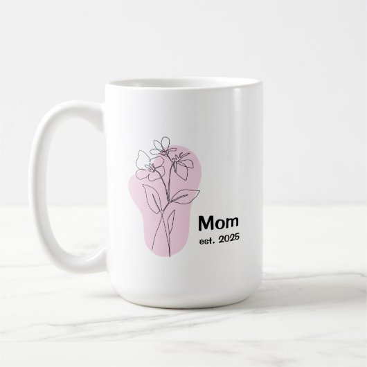 Cadeau voor mama - Mok Mok met vastgestelde datum (Links)
