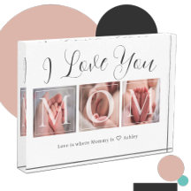 Cadeau voor mama Newborn Photo Block