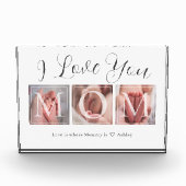 Cadeau voor mama Newborn Photo Block Fotoblokken (Voorkant)