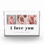 Cadeau voor mama Newborn Photo Block Fotoblokken (Voorkant)