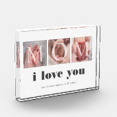 Cadeau voor mama Newborn Photo Block Fotoblokken (Links)